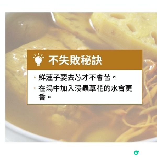 蟲草花蓮藕瘦肉湯
