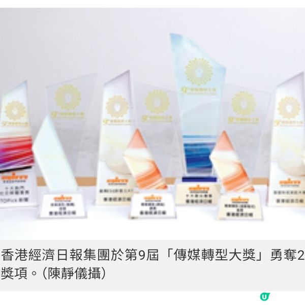 「傳媒轉型大獎」 香港經濟日報集團奪27殊榮