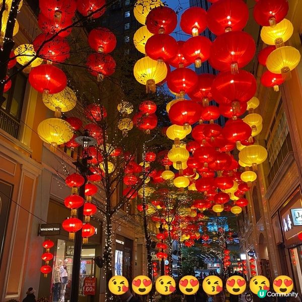 ## 利東街燈籠海🏮  情人節後依然浪漫🥰