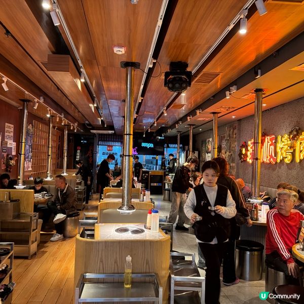 華強北必食烤肉🔥森順炭烤彈活鰻🐟