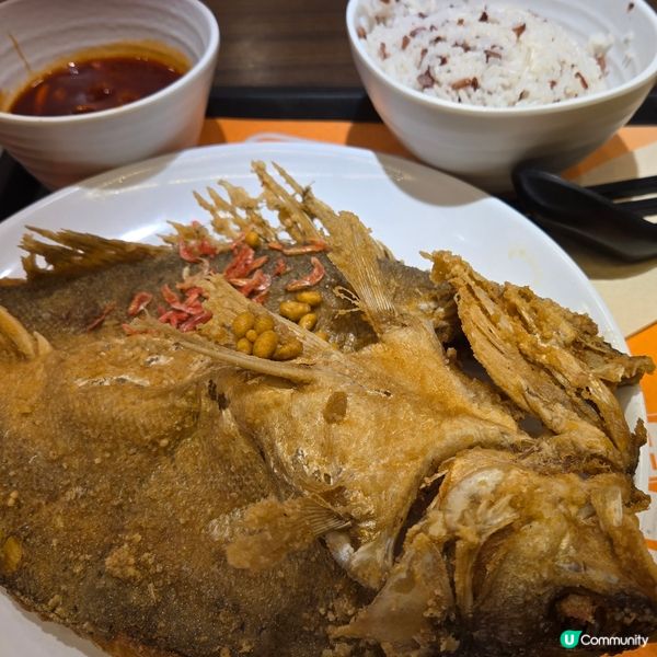 大快活櫻花蝦原條香脆海爐魚二人套餐