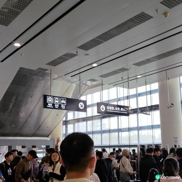 深圳必去打卡熱點🔥崗廈北地鐵站深圳之眼設計靚到爆💥💜