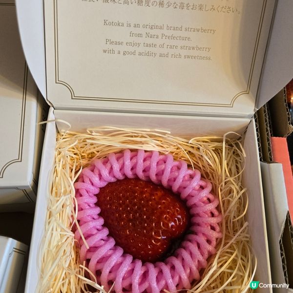 古都華鑽石草莓🍓同晴王提子🍇🤤