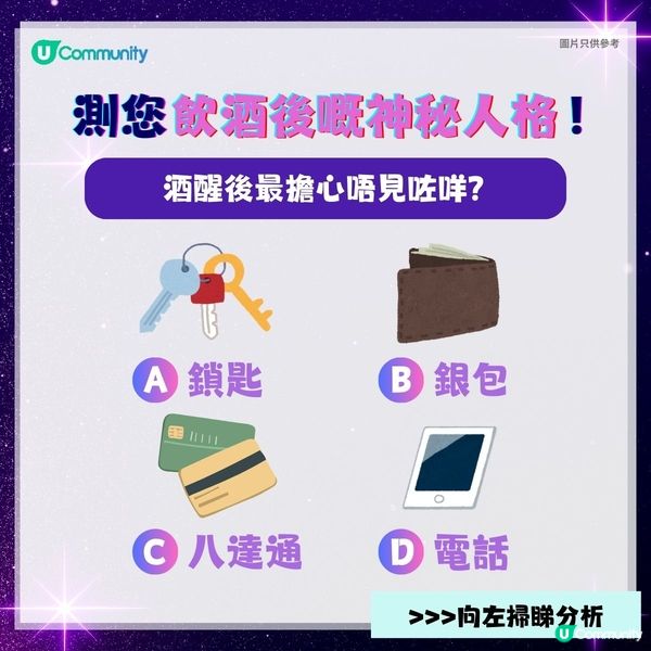【心理測驗👭】五秒睇穿您飲酒後嘅神秘人格！