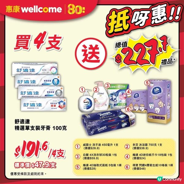 惠康優惠著數情執