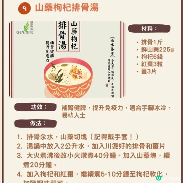 山藥枸杞排骨湯