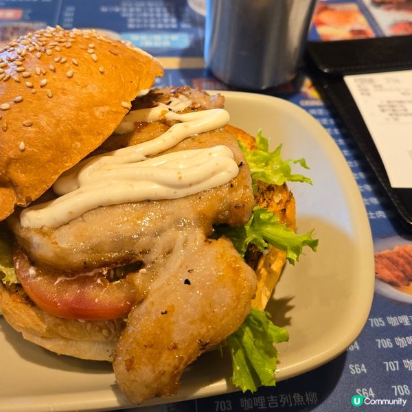 樂天冰室正正豬扒包下午茶