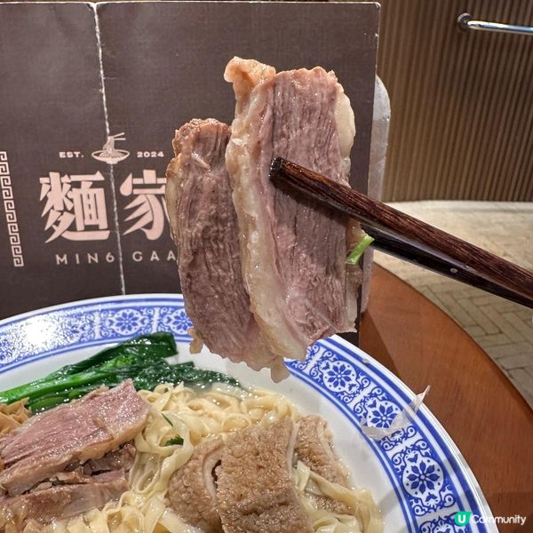 牛腩麵配雞白湯🍜湯底有驚喜