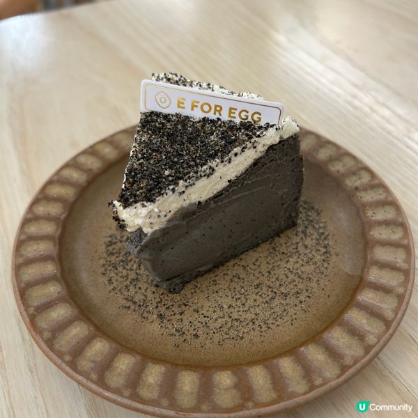 黑芝麻巴斯克芝士蛋糕