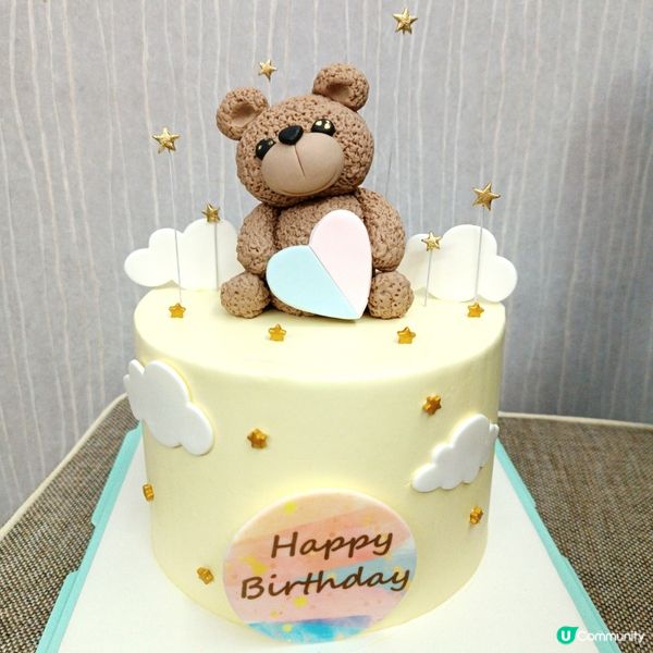  超可愛嘅生日蛋糕！抱抱小熊蛋糕🧸  