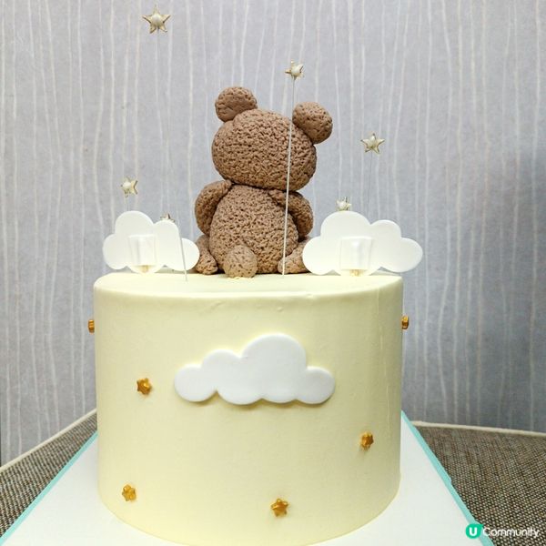 超可愛嘅生日蛋糕！抱抱小熊蛋糕🧸  