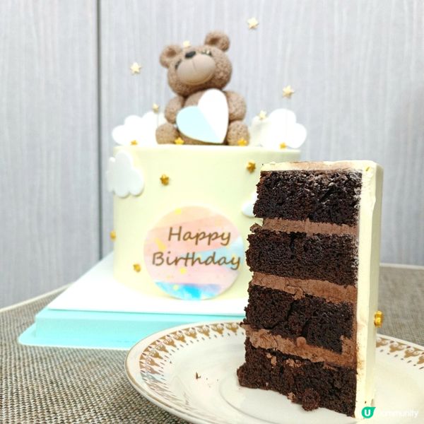  超可愛嘅生日蛋糕！抱抱小熊蛋糕🧸  