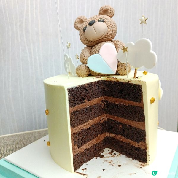  超可愛嘅生日蛋糕！抱抱小熊蛋糕🧸  