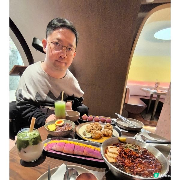 尖沙咀港威商場有一間台灣菜餐廳必食開心果麻薯蛋撻