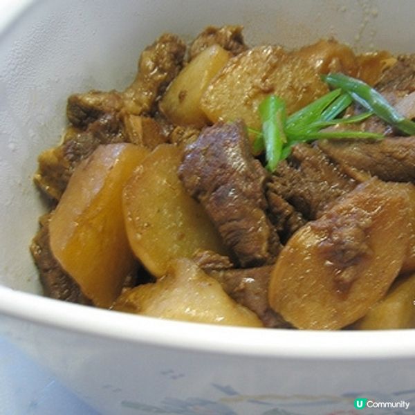 柱侯蘿蔔燜牛腩

