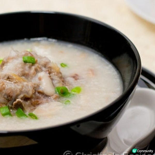 柴魚花生豬骨粥

