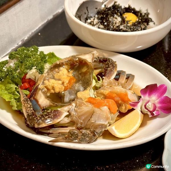 正宗韓國菜必食膏香滑溜醬油蟹🦀