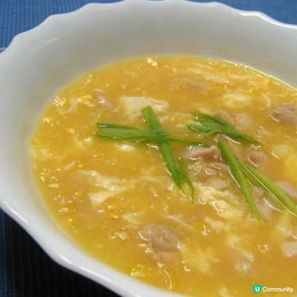 粟米雞粒蛋花湯【西餐湯】

