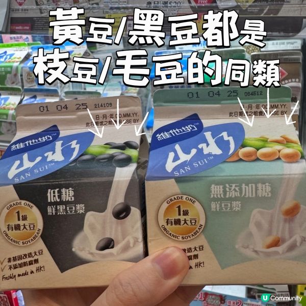 黃豆、黑豆原本都被綠色包著的