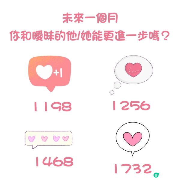 未來一個月，你和曖昧的他/她能更進一步嗎？