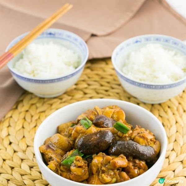 冬菇炆雞飯 【壓力煲】

