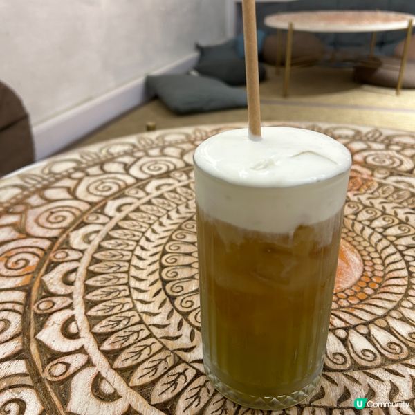 奶蓋蔗汁烏龍茶 