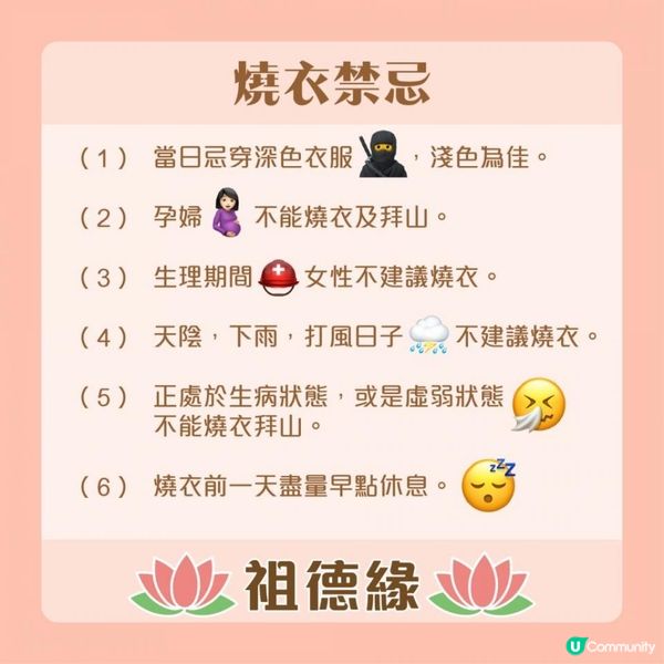 祭祖燒衣祭品事項