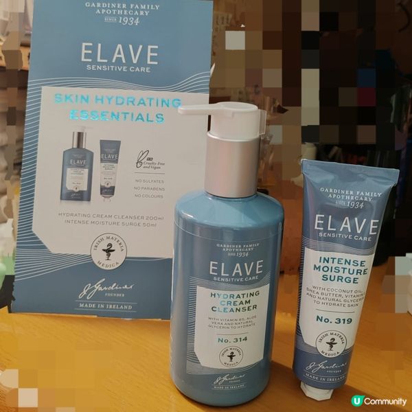春天敏感肌救星 🌸  Elave敏感肌膚保濕套裝