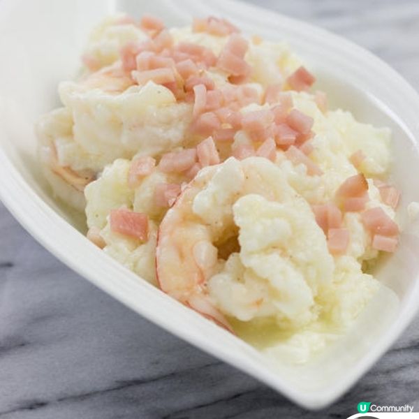 蛋白鮮奶炒蝦仁