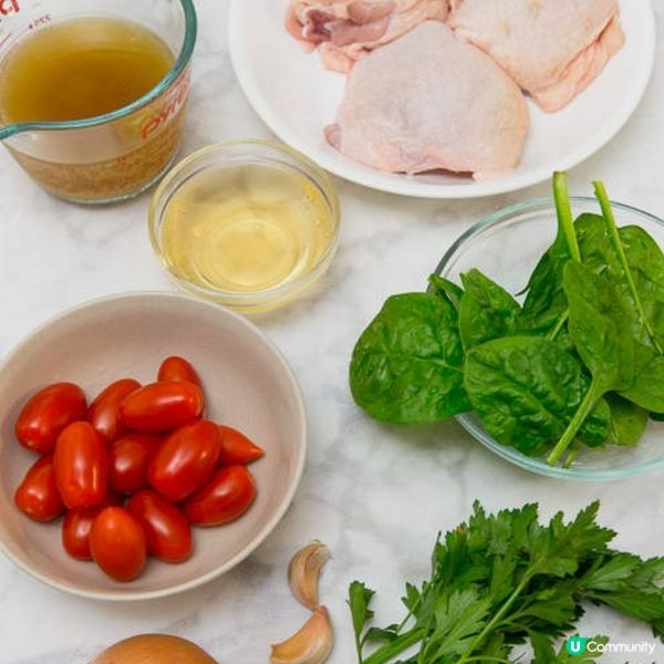 蒜香忌廉汁雞腿

