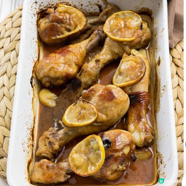 焗檸檬蜜糖小雞腿