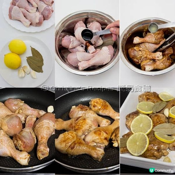 焗檸檬蜜糖小雞腿