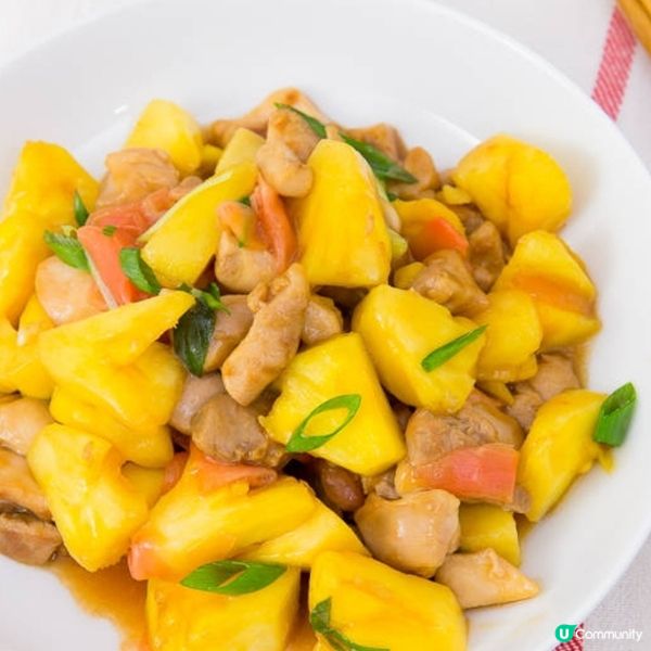 菠蘿炒雞丁