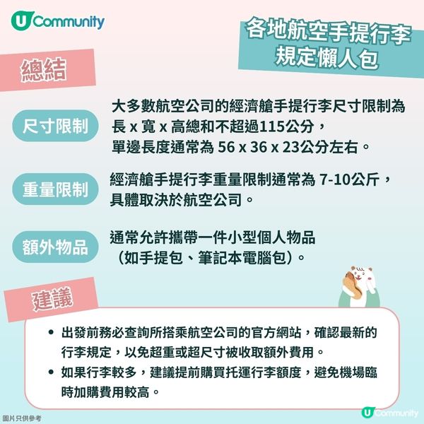 【旅行必讀✈️】手提行李準則完全指南！