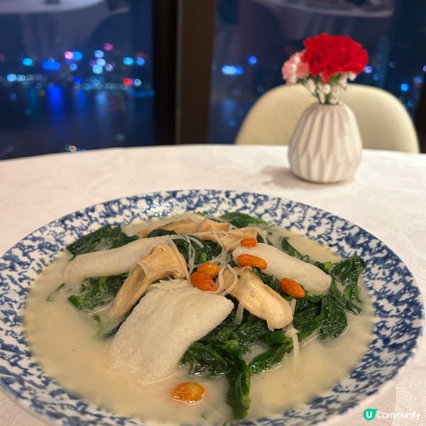 松茸魚湯浸竹笙