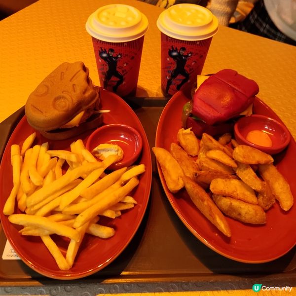 香港迪士尼必食之選🔥Marvel主題漢堡包打卡一流💜