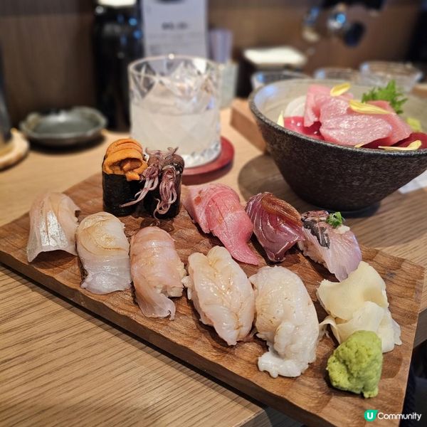 鮮度十足的壽司 in AIRSIDE