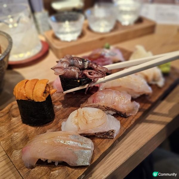 鮮度十足的壽司 in AIRSIDE