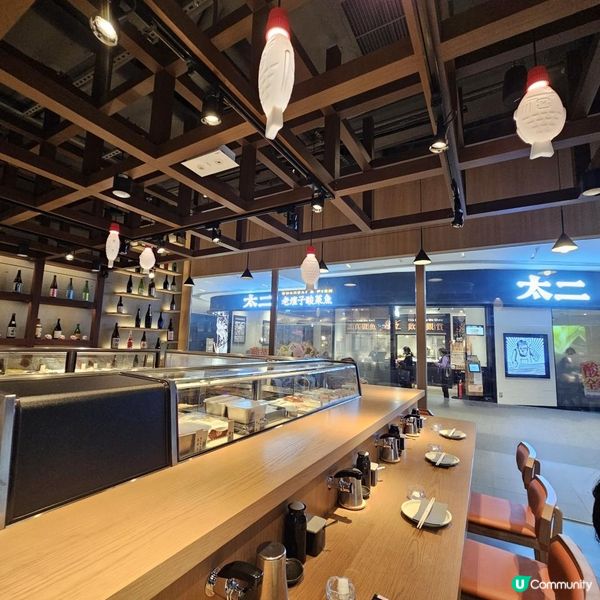 鮮度十足的壽司 in AIRSIDE