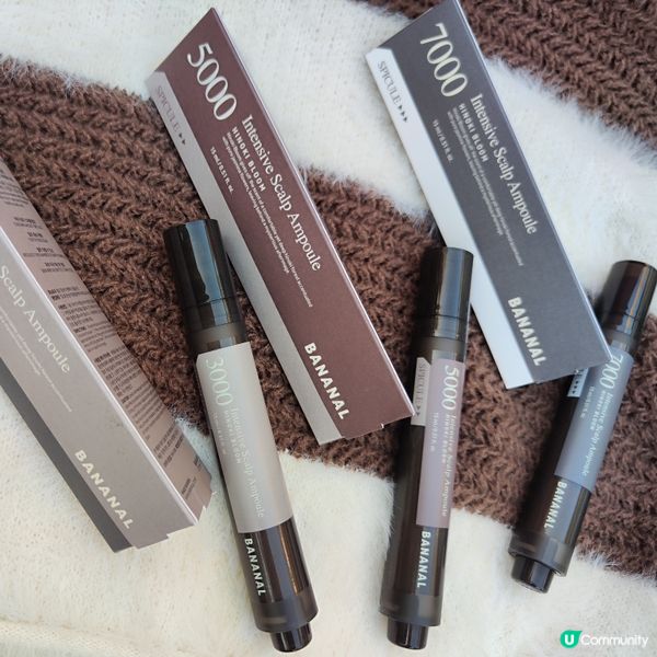 BANANAL 頭皮滾珠精華 3件裝 - 茉莉雪松 🌿

