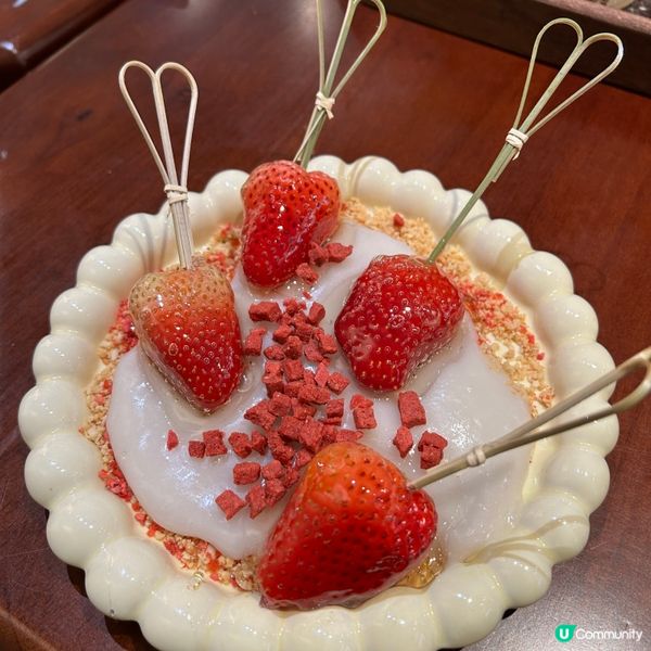 草莓冰糖葫蘆糖不甩 