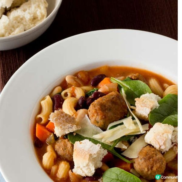 意式雜菜牛肉丸子湯