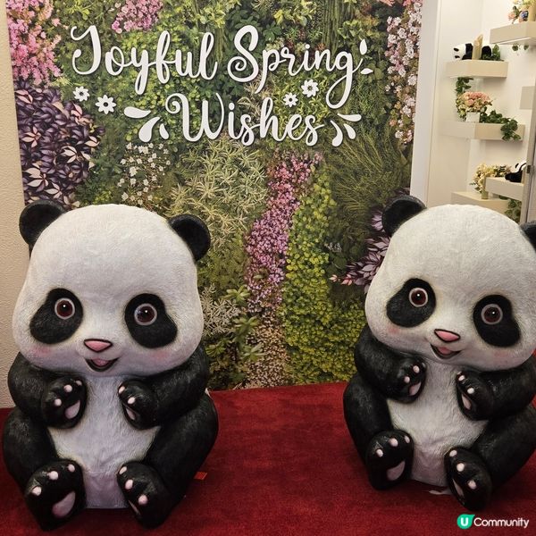 世貿中心可愛熊貓🐼打卡位