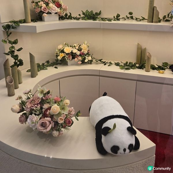 世貿中心可愛熊貓🐼打卡位