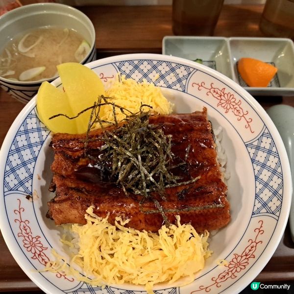 鰻魚丼及天婦羅丼