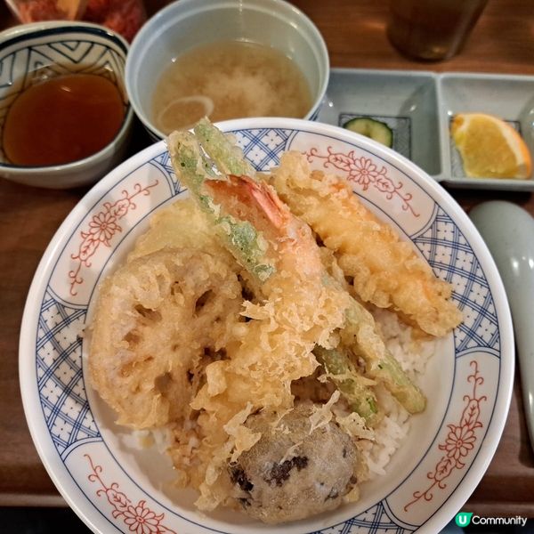 鰻魚丼及天婦羅丼
