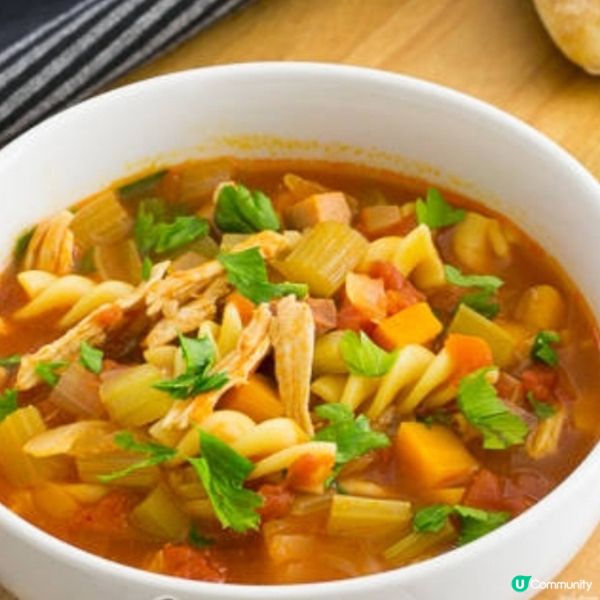 雞絲火腿雜菜番茄湯 