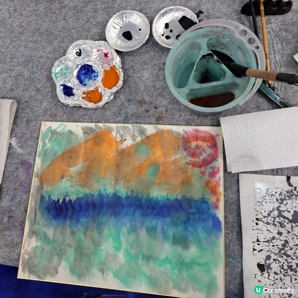 水墨玩轉新意#《拼貼山水》抽象中國水墨畫工作坊🎨