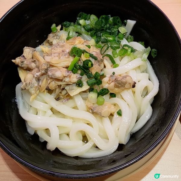 壽司郎3月必食神級主食🔥蒜香白酒汁滿滿蜆肉拌烏冬💜