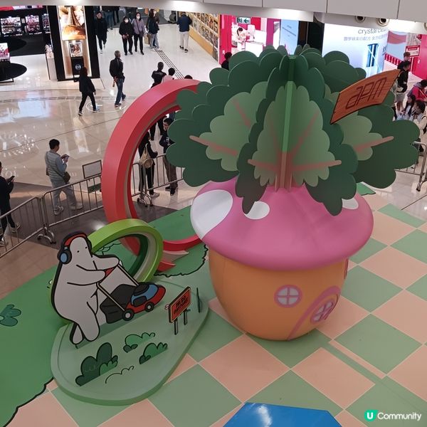 好可愛既商場佈置~